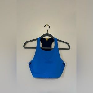 Blue Brooks Sports Bra
